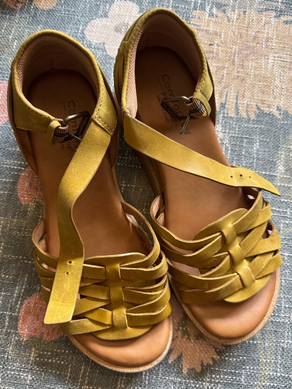 COMFORTIVA
Leather Marina Comfort Sandals 8W